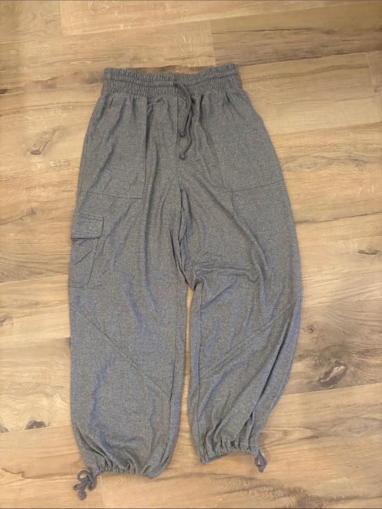 SO Pants - SO Heather Gray Women’s Cargo Jogger Sweatpants